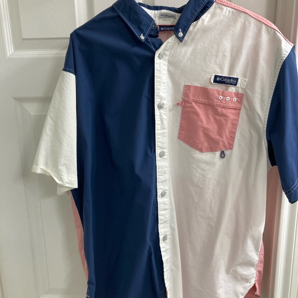 Red, White, and Blue Mens PFG Large